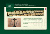 Projekt logo i strony www - Kancelaria adwokacka